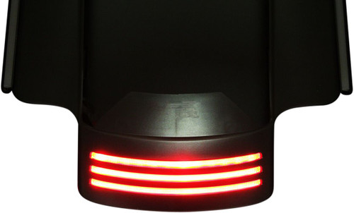 Custom Dynamics Red Dual Intensity LED TriBar Taillight (PB-TRI-3-RED)