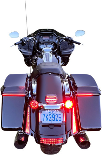 Custom Dynamics Genesis4 Red Ring LED Turn Signal Inserts (GEN-4-RR-1157)