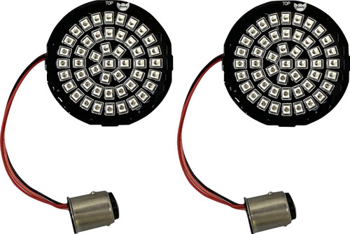 Custom Dynamics Genesis4 Red Ring LED Turn Signal Inserts (GEN-4-RR-1157)