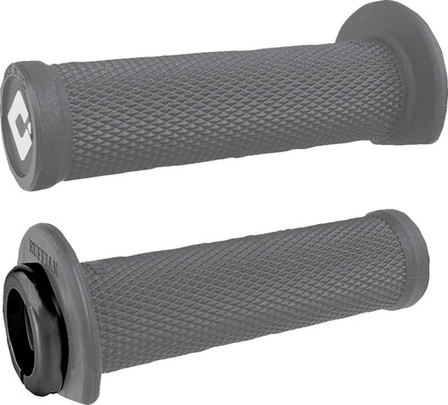 ODI Ruffian 2.1 Lock-On ATV/PWC Grips | Gray/Black (J33RFG-B)