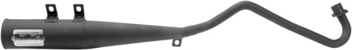 DG RCM 4-Stroke Black Steel 1-into-1 Exhaust System (04-2109)