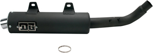 DG RCM II Sport Series Black Steel Slip-On Exhaust (051-4180)