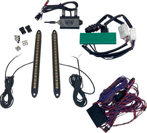 Custom Dynamics Front & Rear LED Turn Signal Kit (CD-SXS-TA)