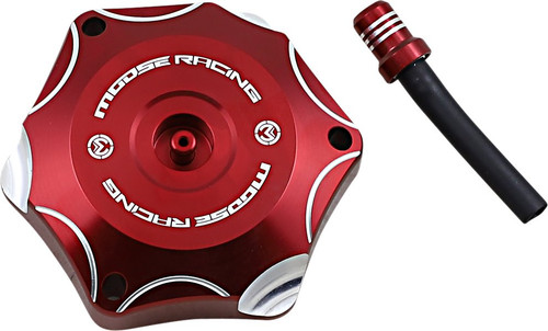 Moose Red Aluminum Gas Cap (0703-0829)