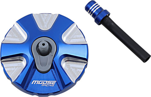 Moose Blue Aluminum Gas Cap (0703-0830)