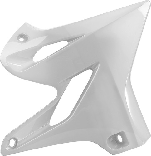 Polisport White Plastic Radiator Shrouds/Covers (8417500002)