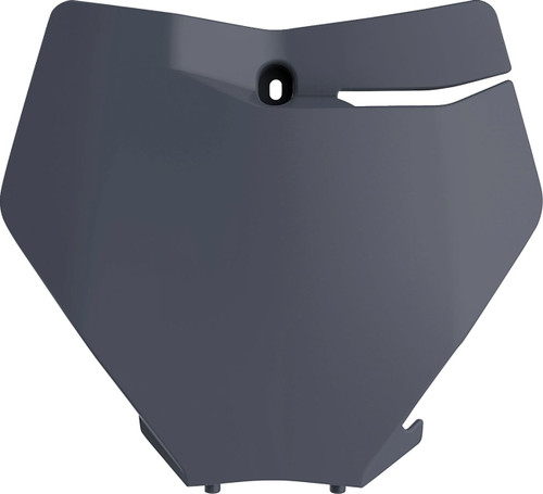 Polisport Gray Plastic Front Number Plate (8666400007)