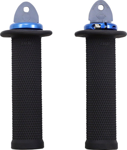ODI Ruffian 2.1 Lock-On ATV/PWC Grips | Black/Blue (J33RFB-U)