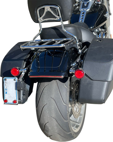 Custom Dynamics Smoke LED Integrated Taillight with Turn Signals (CD-FATBOY-S)