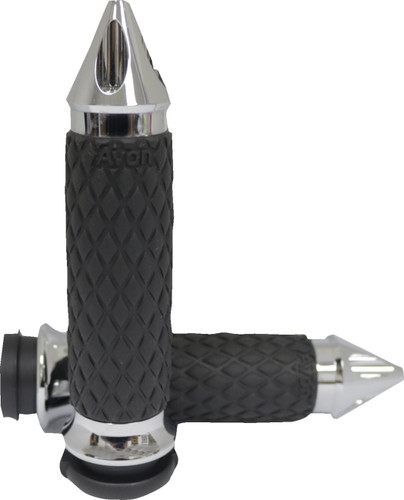 Avon Spike Chrome Diamond Grips (DIA-60-CH-SPIKE)