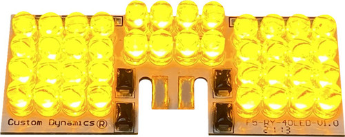 Custom Dynamics Amber LED Light Fender Tip Board (GEN-FT-A)