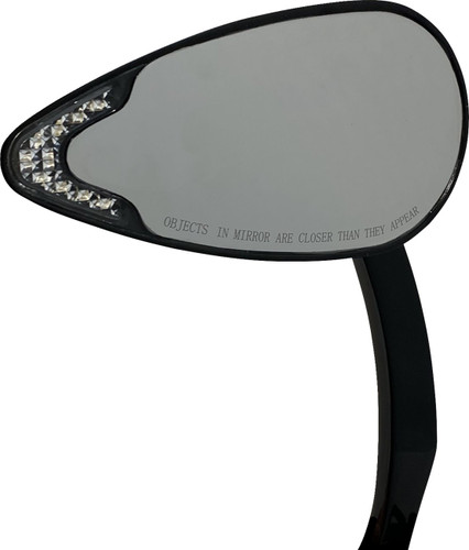 Custom Dynamics Black LED Turn Signal Mirror (CD-MIR-PLUG-B)