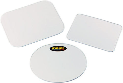 Maier 10" x 12" White Univesal Number Plate (509891)