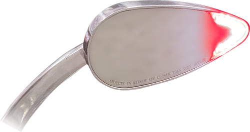 Custom Dynamics Chrome LED Turn Signal Mirror (CD-MIR-PLUG-C)