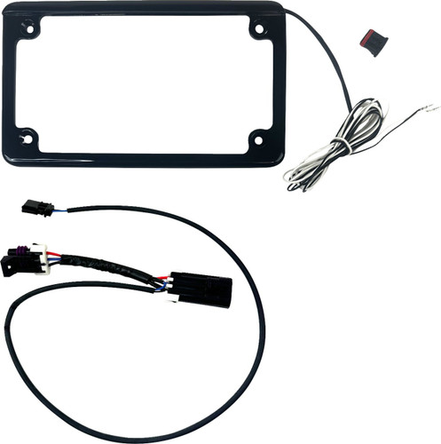 Custom Dynamics Gloss Black LED License Plate Frame (CD-LPF-MAVX3)