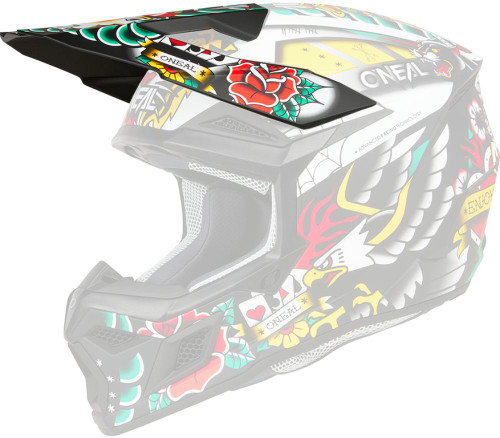 O'Neal 3 SRS Inked Helmet Visor/Peak