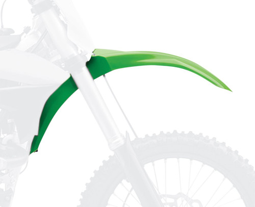 Polisport Green Plastic Front Fender (8573800001)