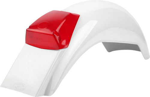 Polisport Preston Petty IT White Plastic Rear Fender (8555700008)