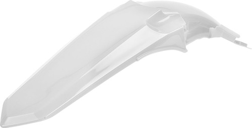 Polisport White Plastic Rear Fender (8579800002)