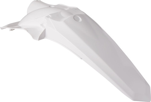 Polisport White Plastic Rear Fender (8579600002)