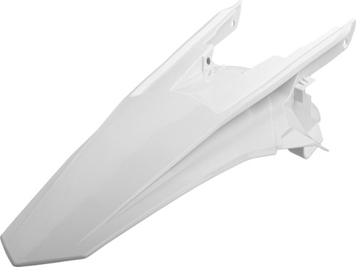 Polisport White Plastic Rear Fender (8595500002)
