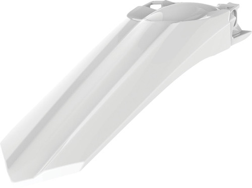 Polisport White Plastic Rear Fender (8554100002)