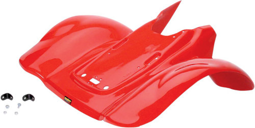 Maier Fighting Red Plastic Rear ATV Fender (11733-12)