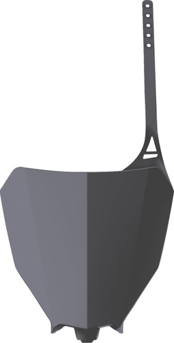 Polisport Restyle Gray Plastic Front Number Plate (8666300003)