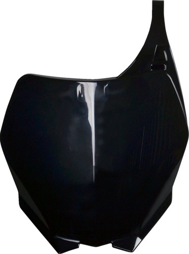 Polisport Black Plastic Front Number Plate (8658100004)