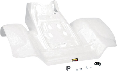 Maier White Plastic Rear ATV Fender (117101)