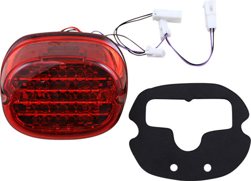 Custom Dynamics Red Low Profile LED Taillight w/ Turn Signals (CD-INT-TL-NW-R)