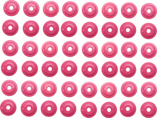 Woodys Round Digger 5/16" Pink Aluminum Support Plates 48 Pack (AWA- 3820)