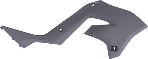 Polisport Restyle Gray Plastic Radiator Shrouds/Covers (8425800003)