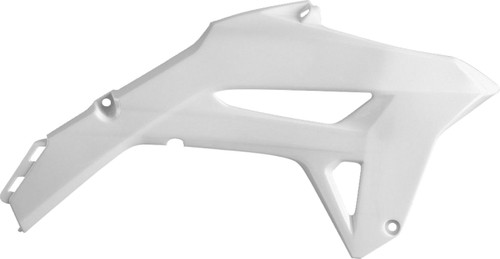 Polisport White Plastic Radiator Shrouds/Covers (8474900002)