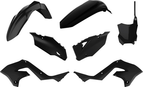 Polisport Restyle Black Complete Plastic Body Kit (90934)