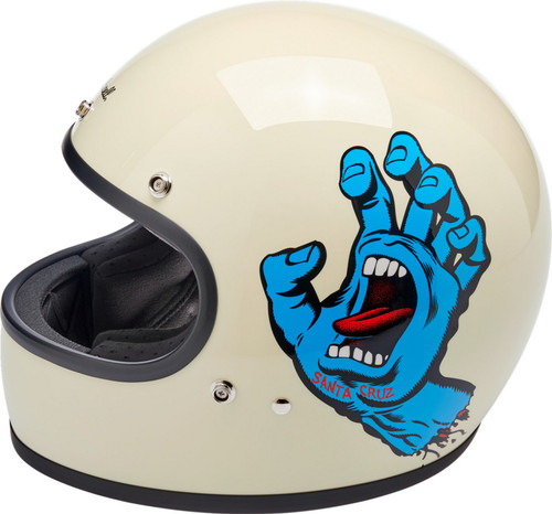 Biltwell Gringo Santa Crux Motorcycle Helmet