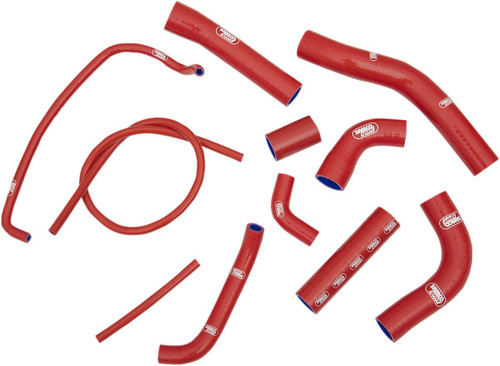 Samco Red Radiator Hose Kit (YAM-17-RD)