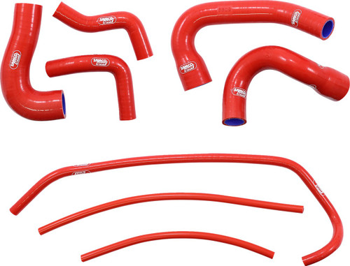 Samco Red Radiator Hose Kit (YAM-95-RD)