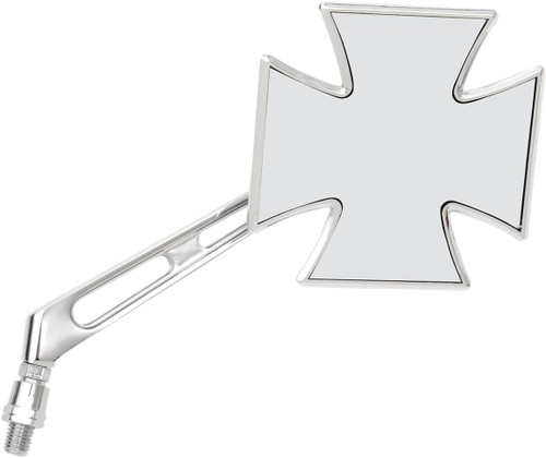Emgo Maltese Cross Universal Right Side Chrome Mirror (20-34863A)