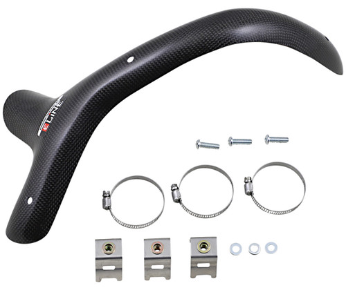 Moose Carbon Fiber Header Pipe Guard Protector (1861-1472)