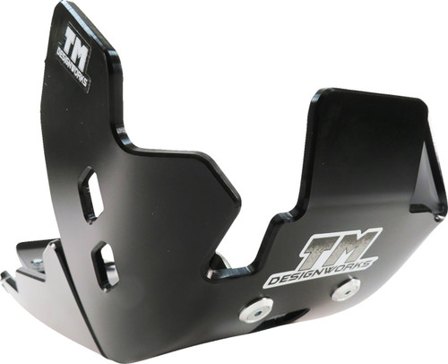 TM Designworks Full Coverage Black Skid Plate w/Link Guard (KHLG-258-BK)
