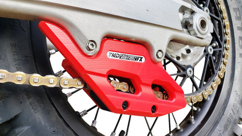 TM Designworks Factory Edition FX Red Rear Chain Guide (RCG-KT5-RD)