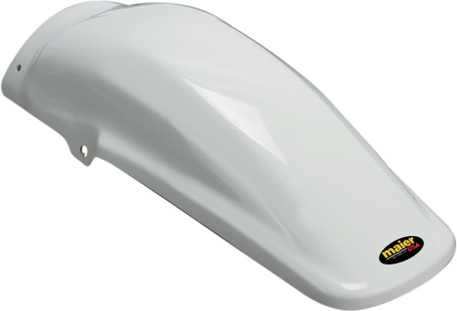 Maier White Plastic MX Rear Fender (123051)