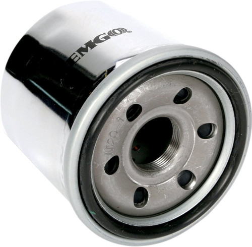 Emgo Chrome Spin-on Oil Filter (10-55670)