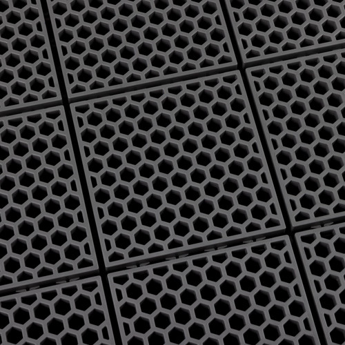 Caliber ProTech Smooth Gray Flooring 24 Piece (13612-3)