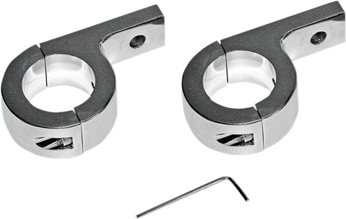 Custom Dynamics Chrome Mount Kit for 1-1/4" Tube (PB-125-C)