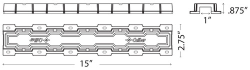 Caliber Snowmobile Track Grip System for Trailers (13200)