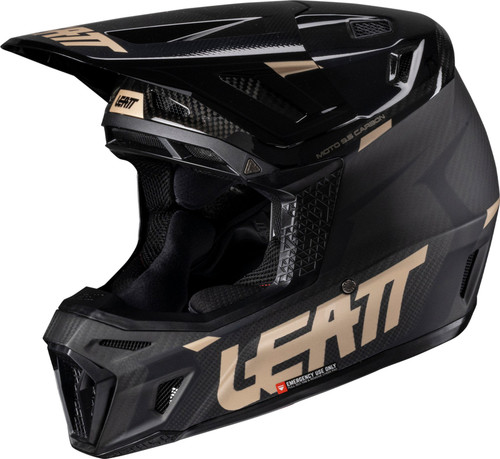 Leatt 9.5 V25 Carbon MX Offroad Helmet w/6.5 Iris Goggles
