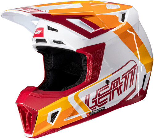 Leatt 7.5 V25 MX Offroad Helmet w/4.5 Goggles