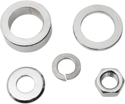 Colony Chrome Front Axle Spacer and Nut Kit (2256-5)